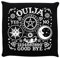 Grindstore Kissen Ouija Board, schwarz, 40 x 40 cm