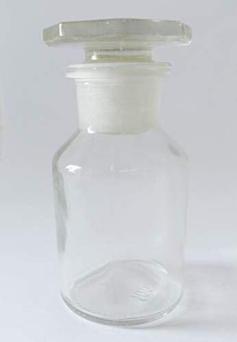 Gartendekoshop24 Apothekerflaschen 100 ml klar mit Sechskantstopfen Set 4 Stück