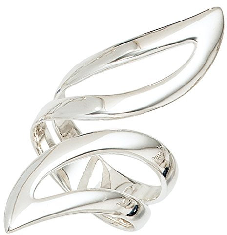 Jobo Damen-Ring Statement offen aus 925 Sterling Silber Größe 60