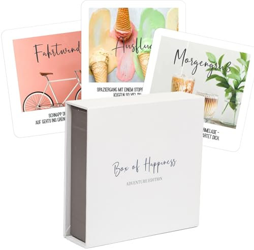 Geschenk für Paare & Freunde | 24 Gutscheine mit Ideen & Überraschungen | Geschenk für Männer & Frauen | Valentinstag, Jahrestag, Geburtstag | Gutscheinbox für unvergessliche Momente