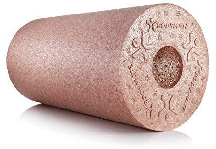 BODYMATE Faszienrolle Standard Mittel-Hart mit Gratis E-Book - Rose Gold 30x15cm