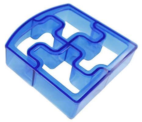 U-K Sandwich-Ausstechform für Kinder, Ausstechformen, Brot-Ausstechformen, zufällige Farbe, Puzzle, Blau, 1 Stück