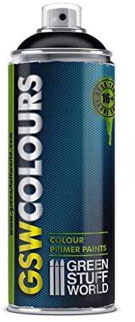 Green Stuff World Spray Primer Colour Matt Black 400ml