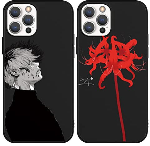nurkorki [2 Stück] Handyhülle für iPhone XR Hülle 6.1,Anime Tokyo Ghoul Manga Premium TPU Silikon Case Kratzfest Stoßfest Fallschutz Schutzhülle für iPhone XR,A3