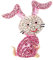 Broche En Forme De Lapin Rose En Strass Pour Femmes Et Filles Plaqué Or Jolie Broche En Cristal De Dessin Animé Accessoires De Robe De Pâques Cadeau Pour Fille Amoureux Des Animaux Domestiques
