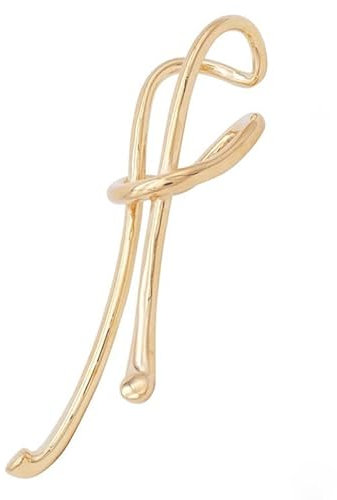 fdsmall Ear Wrap Crawler Hook Earrings,Ear Climbers Earrings for Women for Non Pierced Ears with 925 Sterling Silver 14K Gold Ear Cuff for Birthday Gift