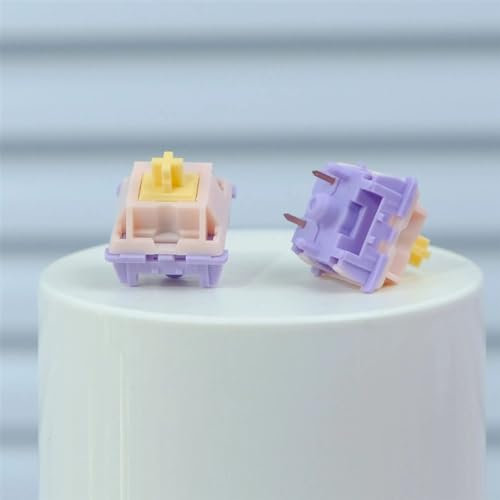 DucKey MMD Princess V2 Switch, 5Pin Linearer/Taktiler Vorgeschmierter Holy Panda-ähnlicher Schalter Für Mechanische Tastaturen (Color : Tactile 48gf, Size : 110PCS)