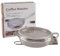 Home Coffee Bean Roaster Tool,Stainless Steel Portable Coffee Roaster Mesh Pan For Home Roasting For Gas,Electric Stoves(fold 120g)