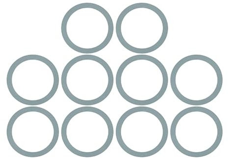 10 Stück Gummidichtung Dichtung Entsafter Teil Dichtung Mixer Dichtung Dichtung Entsafter Dichtungsringe für 4961 4980 4902 Entsafter Reparatur Gummidichtung