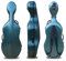 YoungMonic Colorful Advance - Custodia per violoncello 4/4, in fibra di carbonio, con ruote, resistente, verde scuro, Verde scuro