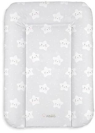 Weiche Wickelauflage Baby Wickelunterlage für Junge und Mädchen Wasserdicht Wickeltischauflage Abwaschbar Für ein Neugeborenes 431 fröhliche Sterne 70