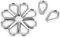 ANKROYU Lot de 10 Cosses à Câble Métallique de 8 mm, Serre-Câbles Antirouille en Acier Inoxydable, Gréement de Câble, Pinces à Cosses de Câble Galvanisées Légères pour Bateaux Navires