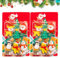 2 Set Cartoon-Radiergummi für Kinder, Weihnachten Cartoon Tiere Radierer, Kreative Bleistift Radierer für Party Favors, Geschenke und Klasse Belohnungen