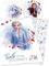 anemone Bettwäsche Frozen aus Mikrofaser – Bettbezug 140 x 200 cm + Kissenbezug 63 x 63 cm (Frozen B)