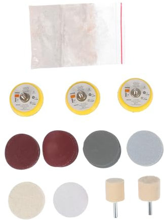 OSOLADY 1satz Professional Polierset Für Auto-glasreparatur Robuste Polierpads Zur Kratzerentfernung Geeignet Für Fenster Spiegel Windschutzscheiben Und Scheinwerfer