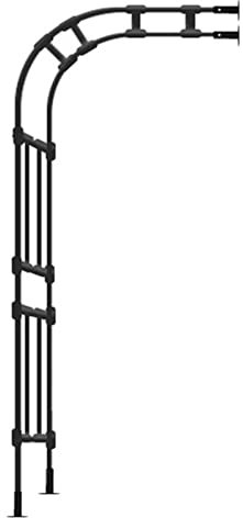 Wall Mounted Garden Arch, Half Side Pergola Arbor Against The Wall, Metal Rose Arch Arbor, Plant Climbing Arch, Decorated House Walls, Front Door and Patio,Rose-220cm