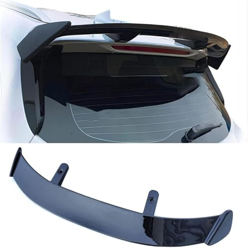 JIANXKILB Auto Heckspoiler Spoiler für Opel Corsa F Hatchback 2019 2020 2021 2022 2023 2024 2025, ABS Car Rear Spoiler Heckkofferraum Kofferraumspoiler Heckflügel Tuning Auto Zubehör,Gloss Black