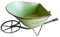 Iron Art - Piccola fioriera decorativa a forma di carriola, in metallo, per cortili e giardini, decorazioni per interni o esterni