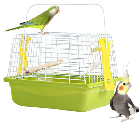 Generisch Transportbox Für Vögel Und Kleintiere Bird Cage Vogelkäfig Vogelkäfig - Vogeltransportzubehör Im Griffdesign Für Turteltauben, Sittiche