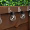 Swan Household 12pk Heavy Duty Outdoor Sticky Hooks Self Adhesive Waterproof Rustproof Removable Sticky Wall Hooks for Hanging String Lights