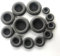 Komfortverbessernde Ersatzkissen für 45-mm-Kopfhörer, weiches Schwamm-Material (schwarz, 45 mm)
