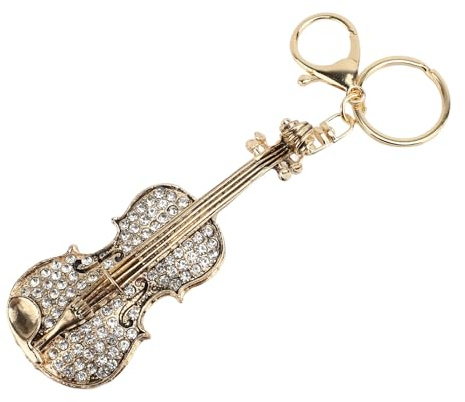 Yctze Geigenschlüsselkette mit Anhänger Stylish Musical Instrument Key Unisex Schmuck Geburtstag