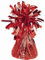 Amscan 991365-07 - Ballongewicht Kegel, 170 g, Höhe circa 10 cm, Folienballon, Heliumballon, Rot