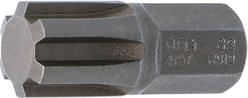 BGS 4767 | Bit | Außensechskant 10 mm (3/8) | Keil-Profil (für RIBE) M12 | Länge 30 mm | Chrom-Vanadium-Stahl (S2)
