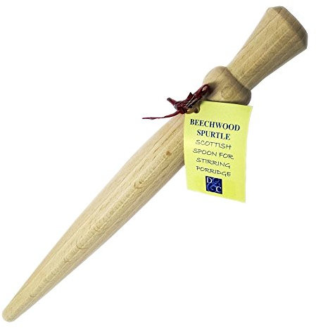 Scottish Gift's - Spurtle - turned Beechwood Porridge Spurtle uk gift's by NA