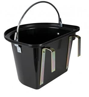 PFIFF Futter- und Transporterkrippe mit Haken, schwarz