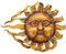 SIDCO Sonne Metall Garten Deko Wand Hänger Sonnenstrahlen Wanddeko Wandschmuck Outdoor