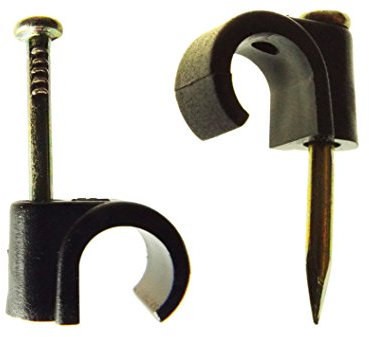 16mm Pipe Clips to Hold Garden Irrigation Supply Pipe to Walls or Woodwork by Cost Wise®,The Irrigation Specialists
