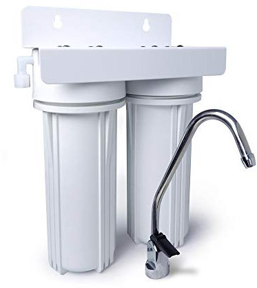 Filter Fresh. Filtro para beber agua. Filtro doble bajo el fregadero. Elimina del agua el cloro, contaminantes, sedimentos, tierra, barro y óxidos. Bbagua.