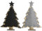 Kaemingk LED Filz Baum mit Perlen Weihnachtsbaum schwarz oder grau H ca 70 cm Stückpreis