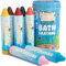 Honeysticks Badestifte für Kleinkinder & Kinder - handgefertigt aus natürlichem Bienenwachs für ungiftigen Spaß in der Badewanne - parfümfrei, Nicht reizendes Badespielzeug-leuchtende Farben-7er Pack