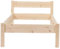 TUGA - Holztech Naturholzbett Amelie Bett aus Massiv Holz Daybett 90 100 120 140 160 200 x 220 (Festland) (160 cm x 200 cm)