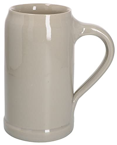 MamboCat Boccale con manico, 1 litro, in ceramica, 1 persona, boccale di birra