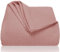 LAYNENBURG Premium Tagesdecke 220 x 240 cm XXL - Waffelpique 100% Baumwolle - leichte Wohndecke Waffeloptik - Baumwolldecke Bett-Überwurf, Sofa-Überwurf, Couch-Überwurf - Sofa-Decke (Altrosa)