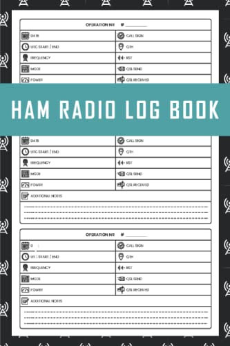 Amateur Radio Log Book: Ham Radio Log Book | Amateur Radio Station Operator Log Book | Gift For Ham Radio Operators