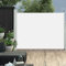 WIFESE Toldo Lateral retráctil de jardín Color Crema 140x500 cm Toldo Horizontal Exterior Toldos Laterales Exterior Toldos Cortavientos Separador Terraza Exterior Toldo para Patio Balcon Jardin