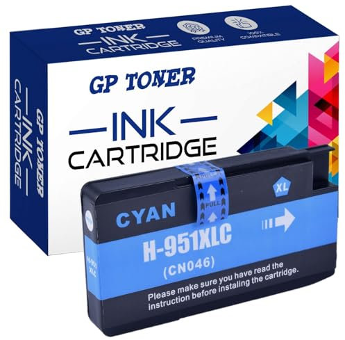 950XL 951XL Druckerpatronen Kompatibel für HP OfficeJet Pro 8600 8610 8620 Cyan