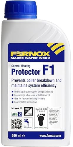 AMK Fernox F1 Central Heating Protector 500ml Corrosion Limescale Protection Iinhibitor Boiler, 500.00 ml (Pack of 1)