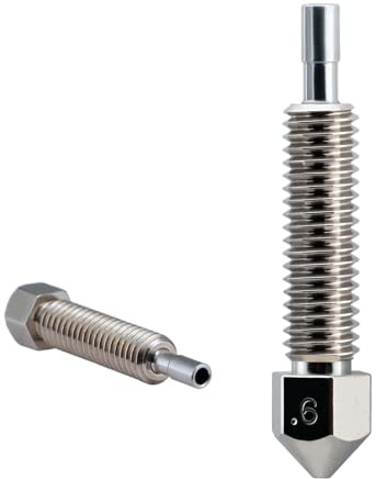 Micro Swiss Brass Plated Wear Resistant Nozzle for FlowTech™ Hotend - 0.6mm