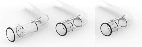 BMTick The Vapetrix Glasrohrstiel für Arizer Solo Air Max (Ersatz-Mundstück), 3 Stück