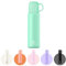 Thermal Flask with Cup 648ml/22oz Flask for Hot Drink, Vacuum Insulated Flask, Thermal Cold Water Bottle Thermo Coffee Flasks(Green,Single)