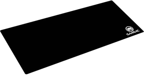 Gamiac 3XL10 Gaming-Mauspad Schwarz – 1.200 × 600 mm XXL Mousepad für Gamer – rutschfeste Unterseite, Stoffoberfläche, Genähte Kanten