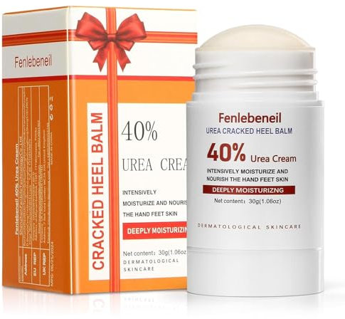 fenlebeneil Urea Creme 40 prozent, Urea Fußcreme für Trockene Rissige Füße und Hände, heilt Füße Hand Feuchtigkeitslotion 40% Harnstoffcreme Lotion für Füße Maximale Stärke