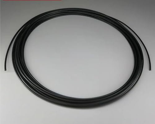 WANGF Cable de Fibra óptica de plástico for transmisión de Datos PMMA Negro, diámetro Interior de 1mm, diámetro Exterior de 2,2mm for iluminación