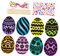 VICASKY 1 Set Osterei Kratzmalerei Set Ostern Regenbogen Rubbelkarten Ostern Kratzei Deko Osterei Kratzbastel Füllspielzeug Ostereier Osterbasteln Mini Zum Bohren