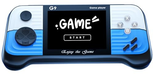 Handheld Game Console Built-in 400 Retro Games, Travel-friendly Gaming Console with Long Battery Life, Plug and Play Video Game Console for Kid, Handheld Video Game Console for Boys Girls